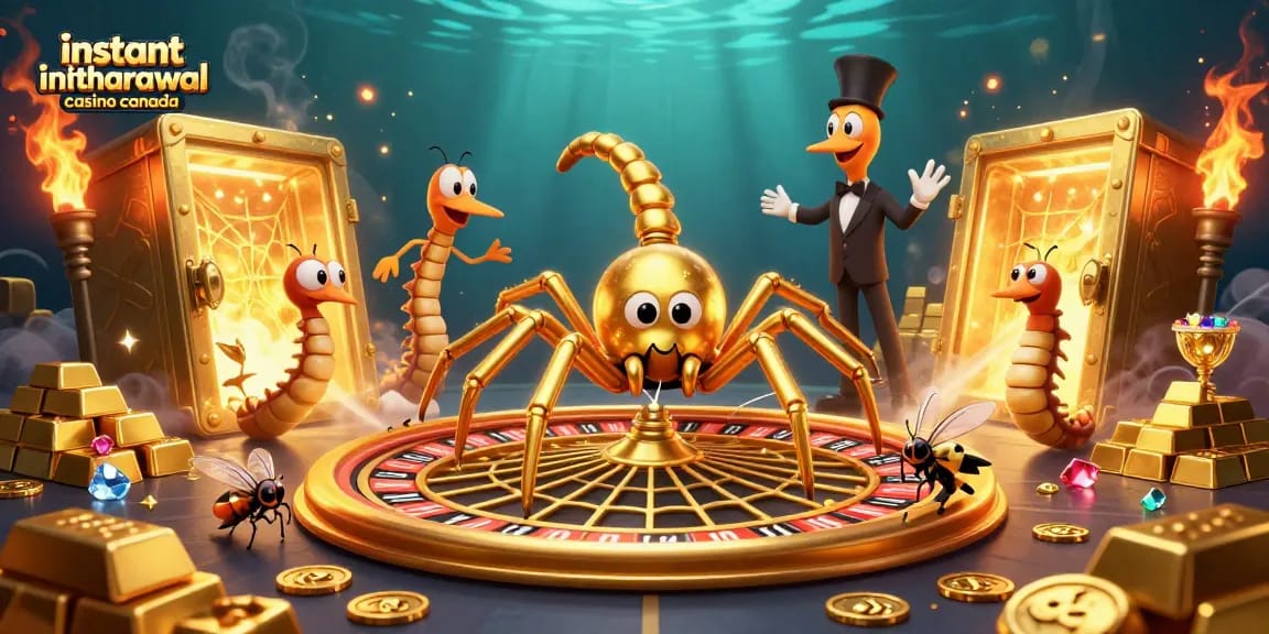 Experience the thrill of instant withdrawal casino Canada with dynamic betting scenes and golden treasures.